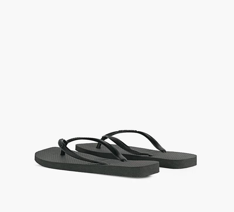 HAVAIANAS | TONG SLIM SQUARE NOIR FEMMES