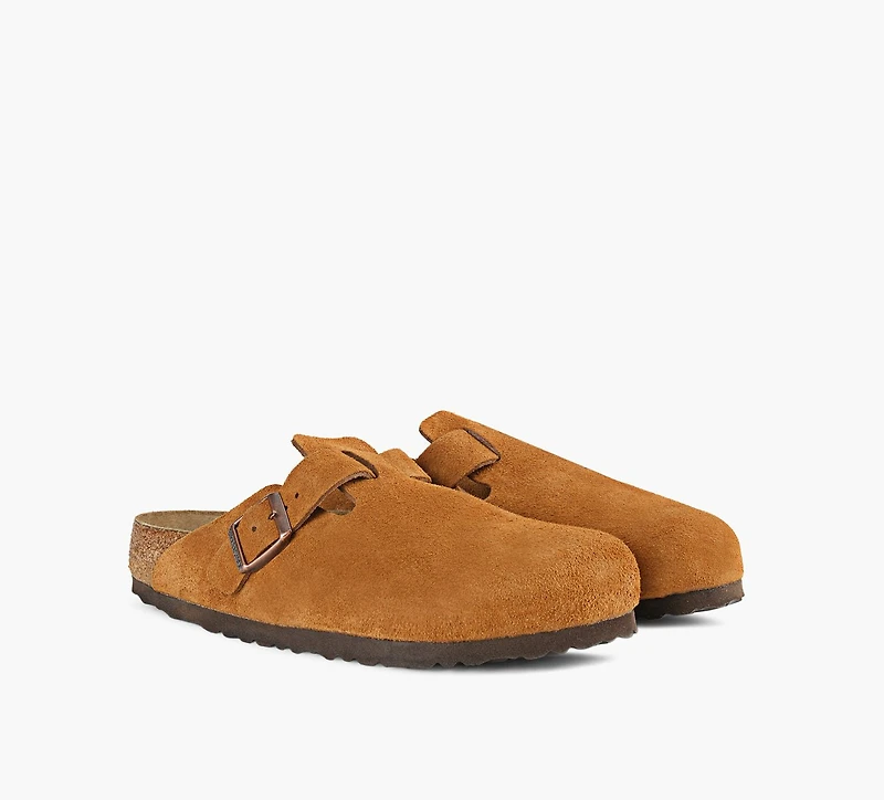 BIRKENSTOCK | BOSTON SEMELLE SOUPLE TAN FEMMES