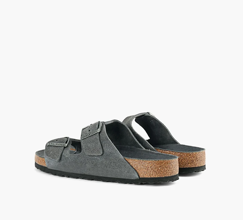BIRKENSTOCK | ARIZONA SEMELLE SOUPLE GRIS HOMMES