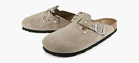 BIRKENSTOCK | BOSTON À RIVETS TAUPE FEMMES