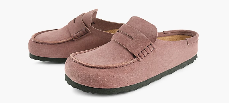 BIRKENSTOCK | NAPLES ENVELOPPÉE ROSE PALE FEMMES