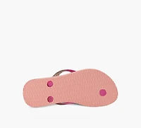 HAVAIANAS | TONG FINE PAILLETTES ENFANTS ROSE PALE GRAND ENFANT FILLE