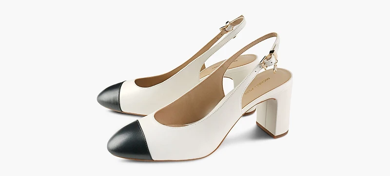 MICHAEL KORS | TALON À BRIDE ARRIÈRE PIPER FLEX BEIGE FEMMES