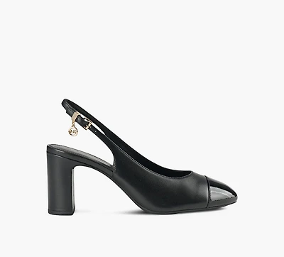 MICHAEL KORS | TALON À BRIDE ARRIÈRE PIPER FLEX NOIR FEMMES