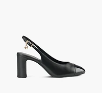 MICHAEL KORS | TALON À BRIDE ARRIÈRE PIPER FLEX NOIR FEMMES