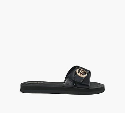 MICHAEL KORS | SANDALE MK POOL NOIR FEMMES