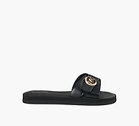 MICHAEL KORS | SANDALE MK POOL NOIR FEMMES