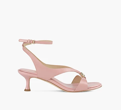 MICHAEL KORS | SANDALE MI-HAUTE CHÉRIE ROSE PALE FEMMES