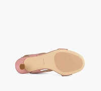 MICHAEL KORS | SANDALE MI-HAUTE CHÉRIE ROSE PALE FEMMES