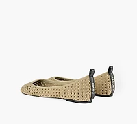 MARC JACOBS | BALLERINE THE LOGO RIBBON BEIGE FEMMES