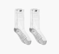 NEW BALANCE | CHAUSSETTES MI-MOLLET COOLMAX 2 PAIRES BLANC UNISEXE
