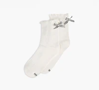 VANS | CHAUSSETTES MI-MOLLET À NŒUD BLANC FEMMES