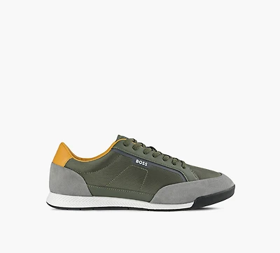 BOSS | BASKET À PROFIL BAS NITAN KHAKI HOMMES