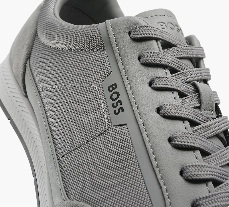 BOSS | BASKET À PROFIL BAS NITAN GRIS HOMMES
