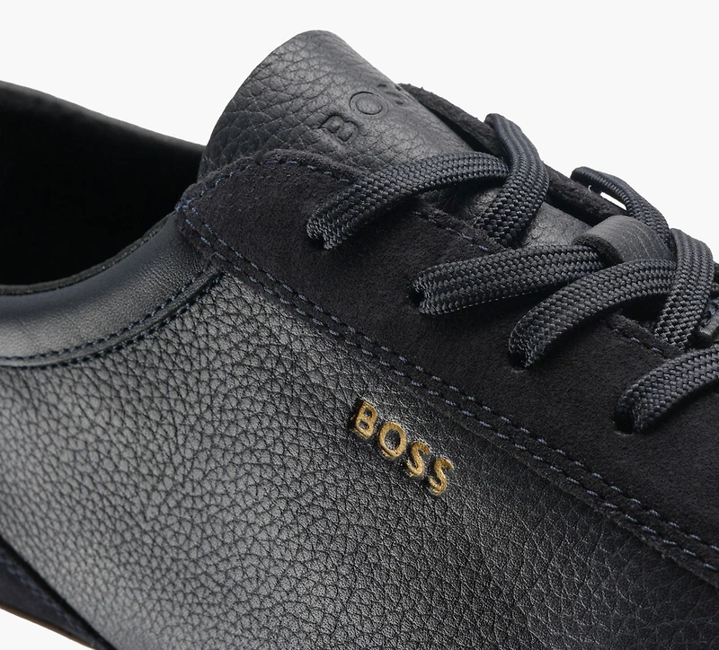 BOSS | BASKET À PROFIL BAS LINEOR BLEU HOMMES