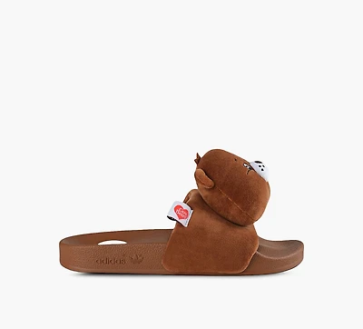 ADIDAS | SANDALE ADILETTE X LES CALINOURS BRUN FEMMES