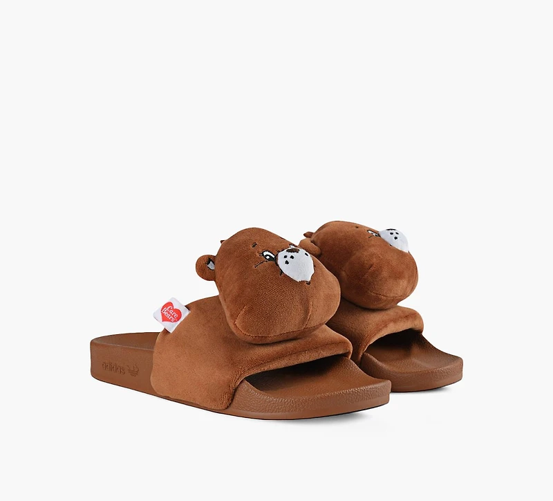 ADIDAS | SANDALE ADILETTE X LES CALINOURS BRUN FEMMES