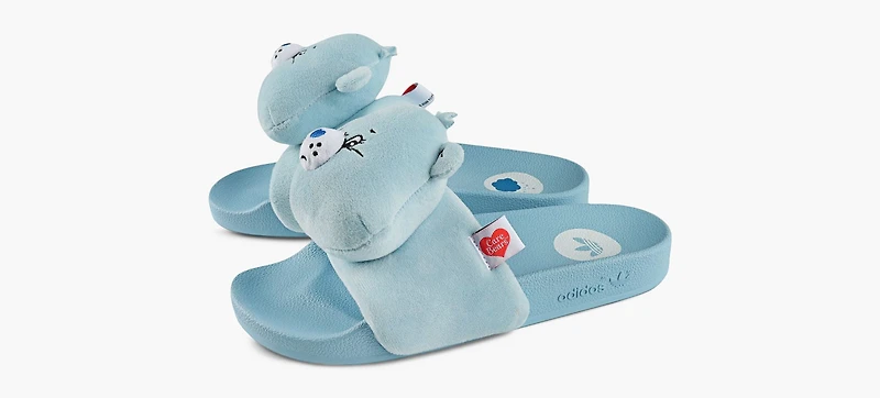ADIDAS | SANDALE ADILETTE X LES CALINOURS BLEU FEMMES