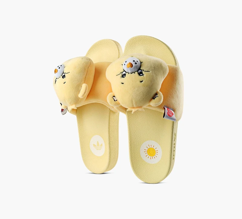 ADIDAS | SANDALE ADILETTE X LES CALINOURS JAUNE FEMMES