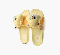 ADIDAS | SANDALE ADILETTE X LES CALINOURS JAUNE FEMMES