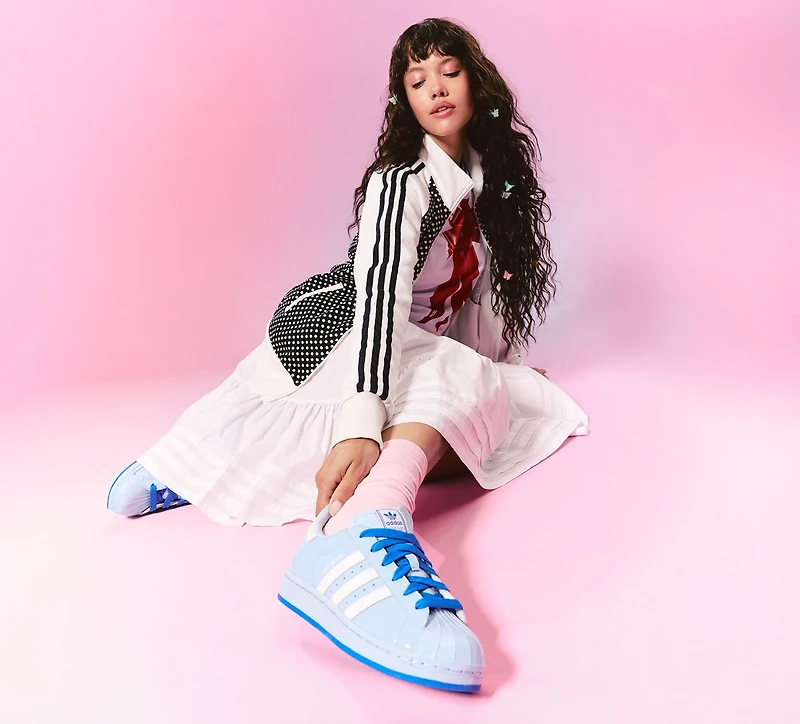 ADIDAS | SUPERSTAR II X LES CALINOURS BLEU FEMMES