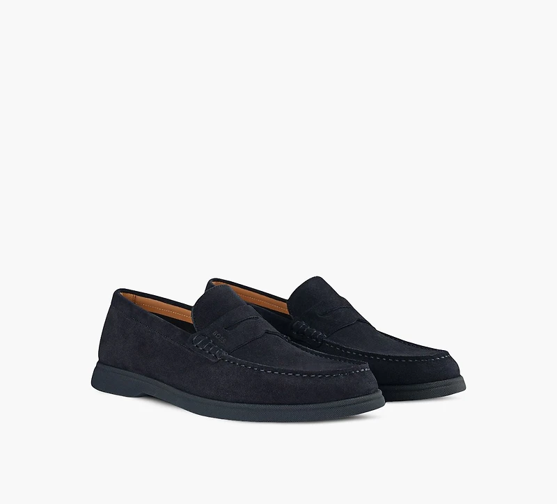BOSS | MOCASSIN SIENNE BLEU HOMMES