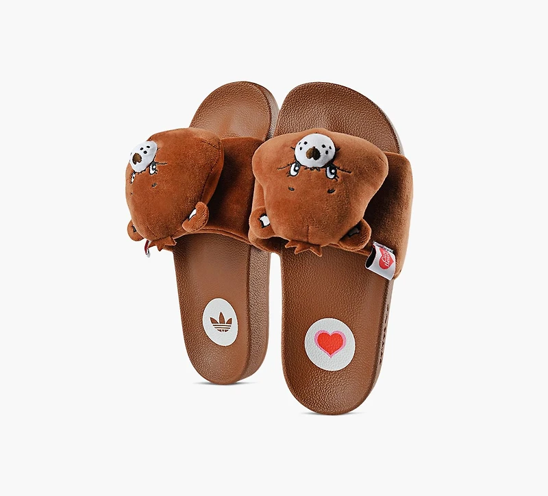 ADIDAS | SANDALE ADILETTE X LES CALINOURS BRUN HOMMES