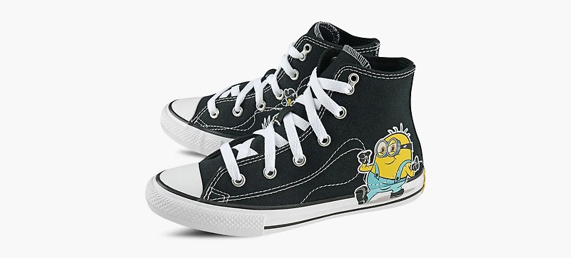 CONVERSE | CHUCK TAYLOR ALL STAR HAUTES ENFANTS NOIR GRAND ENFANT UNISEXE