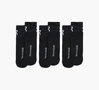 ON | CHAUSSETTES MI-HAUTES  À LOGO (3 PAIRES) NOIR UNISEXE