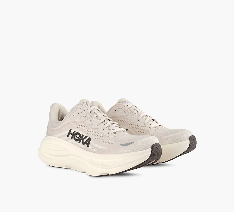 HOKA | BONDI 9 LARGE BEIGE HOMMES
