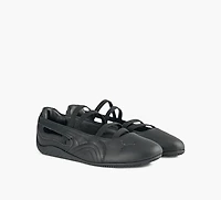 PUMA | BALLERINE SPEEDCAT CUIR  NOIR FEMMES
