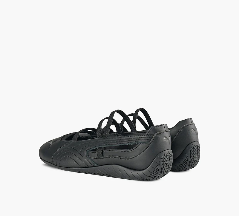 PUMA | BALLERINE SPEEDCAT CUIR NOIR FEMMES