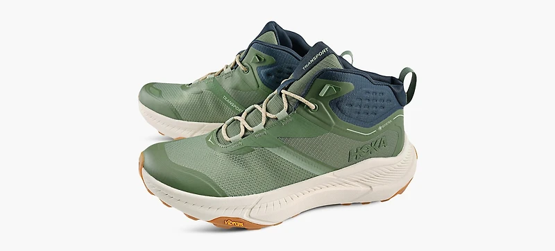 HOKA | TRANSPORT HIKE GTX VERT HOMMES