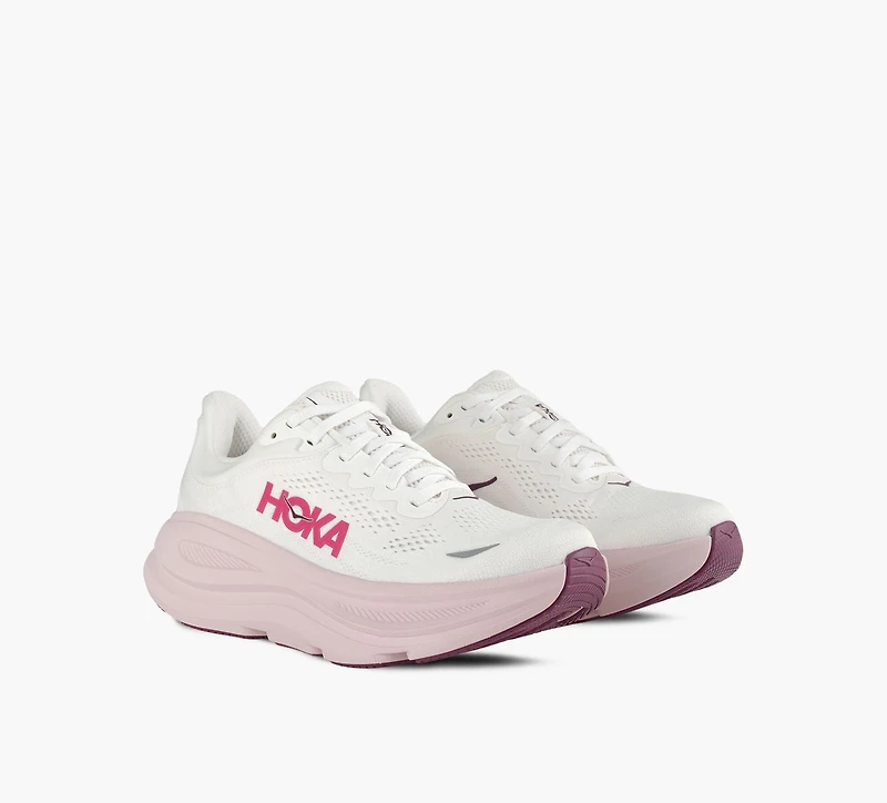 HOKA | BONDI 9 LARGE BLANC FEMMES