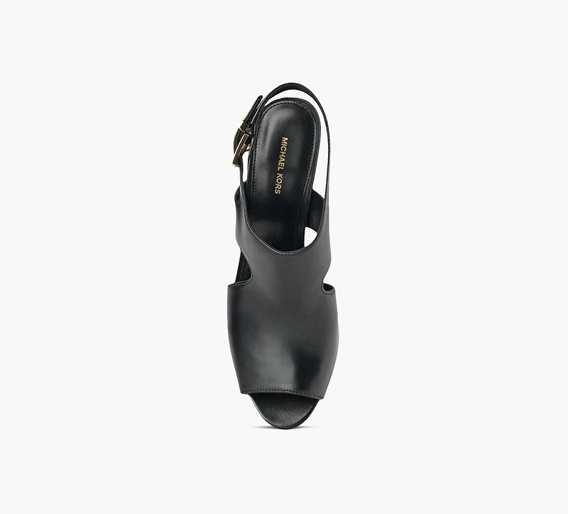 MICHAEL KORS | SANDALE À TALON HARPER NOIR FEMMES