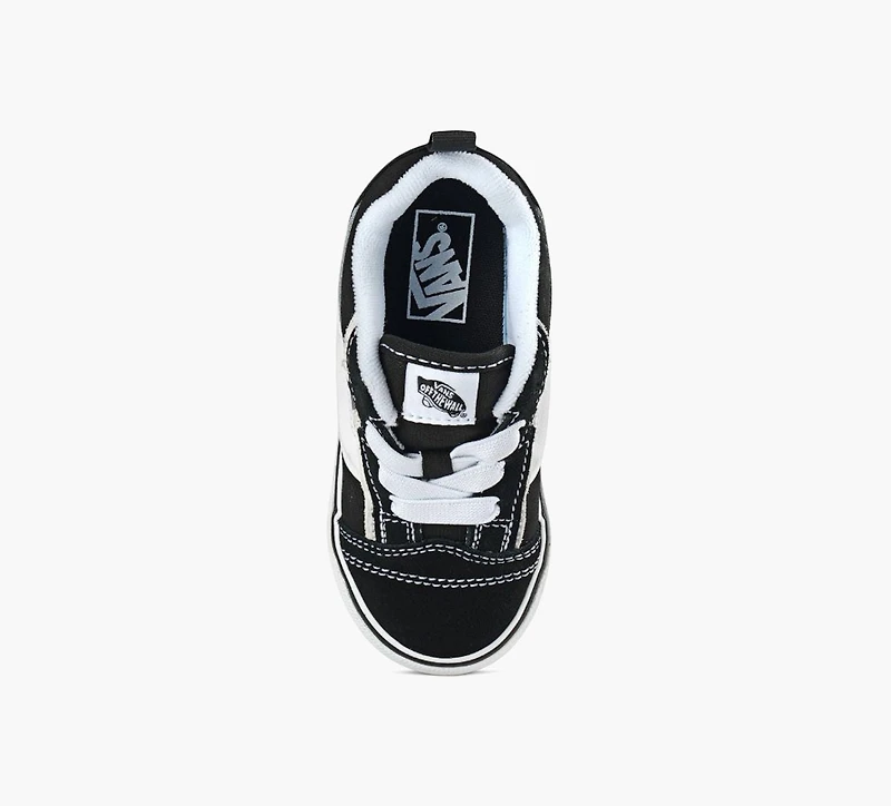 VANS | BASKET KNU SKOOL BOLT À LACETS ÉLASTIQUES NOIR PETIT ENFANT GARCON