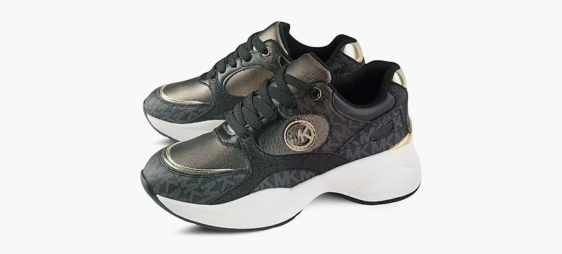 MICHAEL KORS | BASKET ZUMA NOIR GRAND ENFANT FILLE