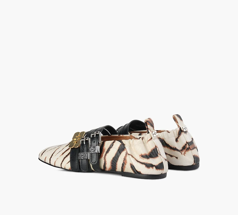 GANNI | BALLERINE SUE TRIPLE NOIR FEMMES