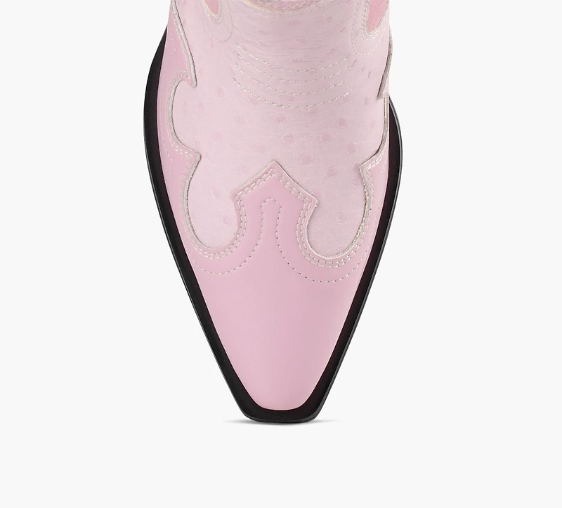 GANNI | BOTTE COURTES WESTERN  FUCHSIA FEMMES
