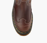 DR. MARTENS | BOTTE MI-MOLLET FRINGE BRUN FEMMES