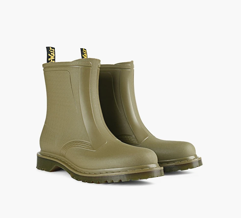 DR. MARTENS | BOTTES À ENFILER 1460 RAIN KHAKI HOMMES