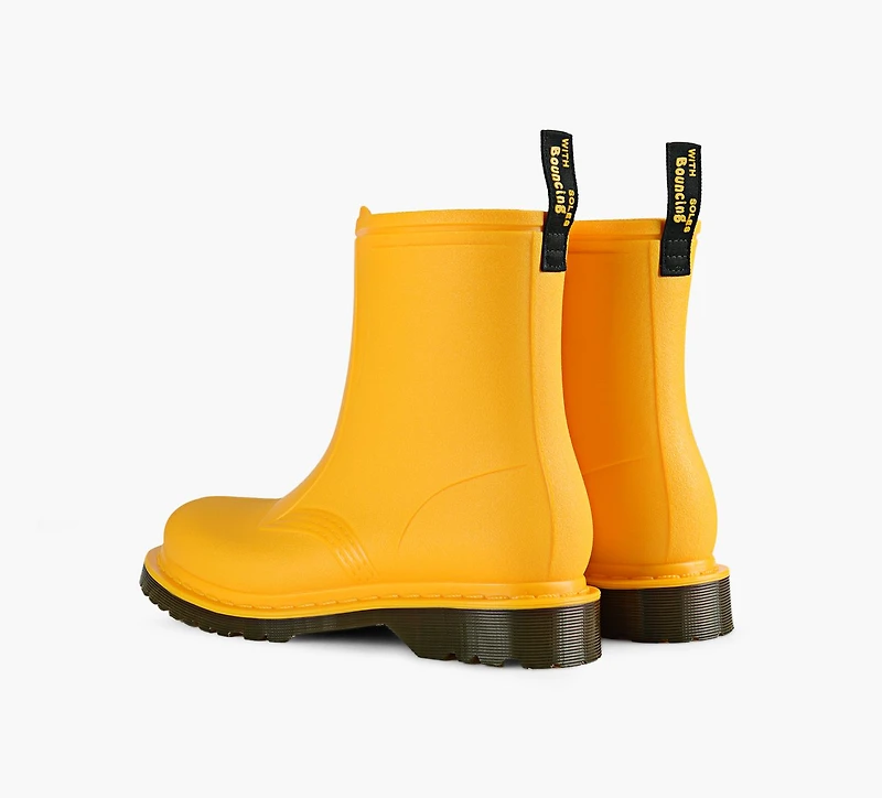 DR. MARTENS | BOTTES À ENFILER 1460 RAIN JAUNE HOMMES