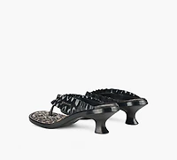 MELISSA | + GANNI  THONG MINI TALON NOIR FEMMES