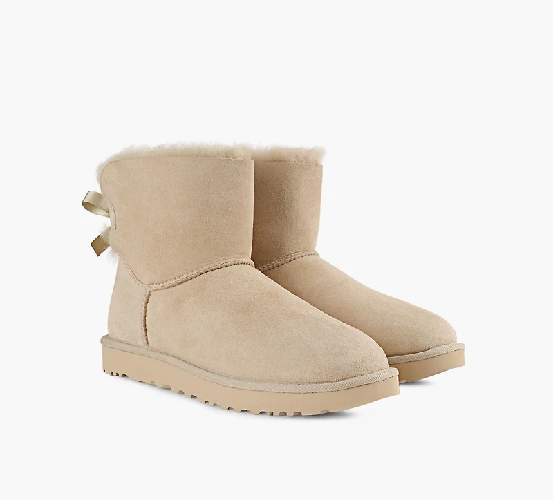 UGG | MINI BAILEY BOW II BEIGE FEMMES