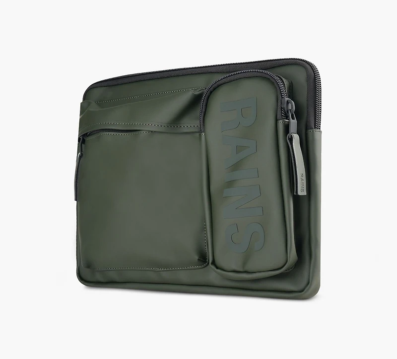 RAINS | POCHETTE D'ORDINATEUR TEXEL 13 POUCES | KHAKI | UNISEXE