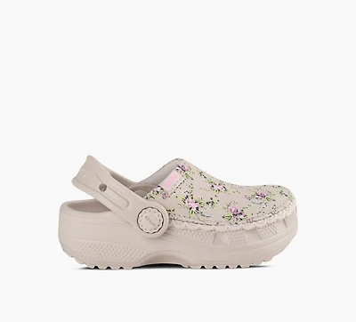 CROCS | SABOTS TOILE IMPRIMÉE BEIGE PETIT ENFANT FILLE