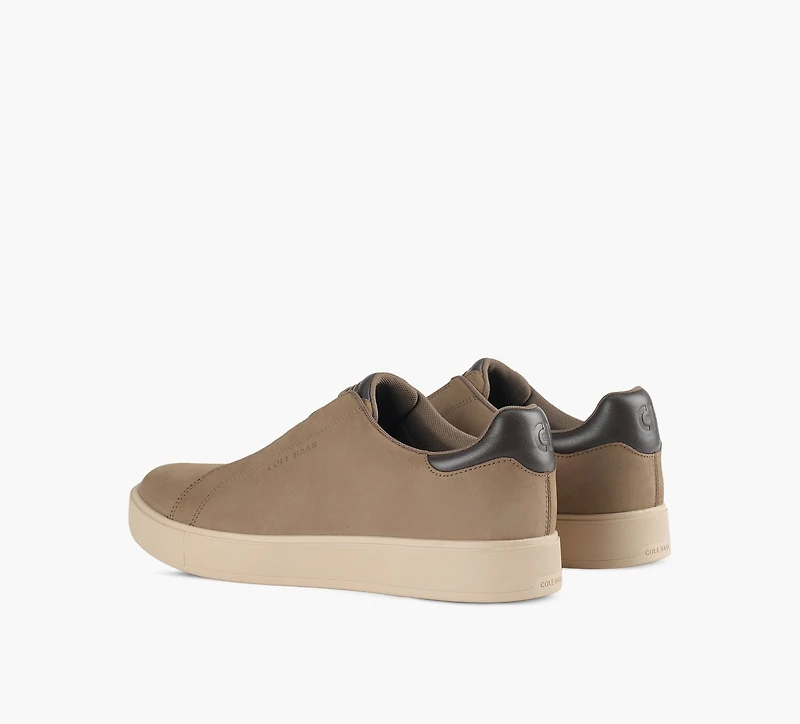 COLE HAAN | BASKET GRANDPRO LUXE À ENFILER TAUPE HOMMES