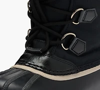 SOREL | BOTTE D'HIVER EN NYLON YOOT PAC NOIR GRAND ENFANT GARCON