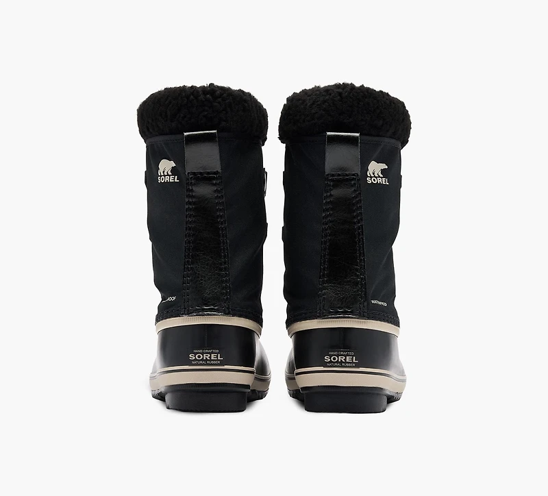 SOREL | BOTTE D'HIVER EN NYLON YOOT PAC NOIR GRAND ENFANT GARCON