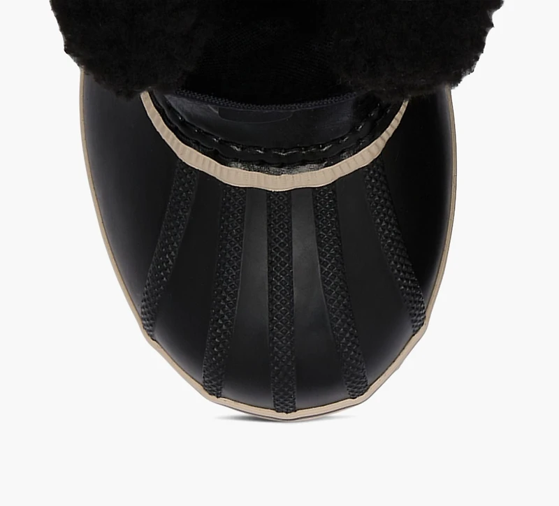 SOREL | BOTTE D'HIVER EN NYLON YOOT PAC NOIR GRAND ENFANT GARCON